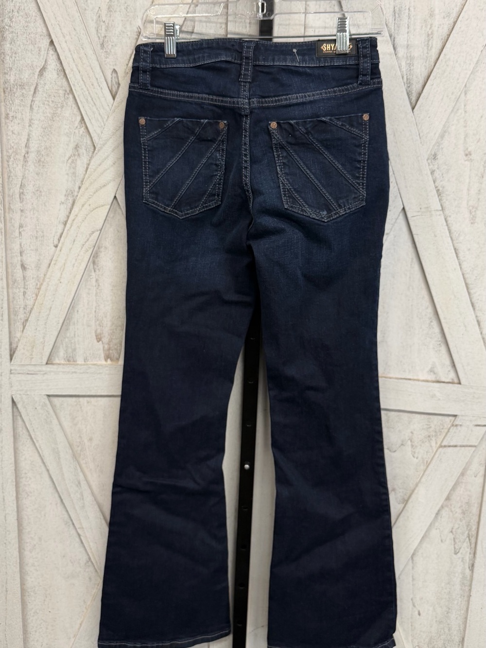 Shyanne Dark Indigo Boot Cut Jeans for Women - Picture 4 of 7